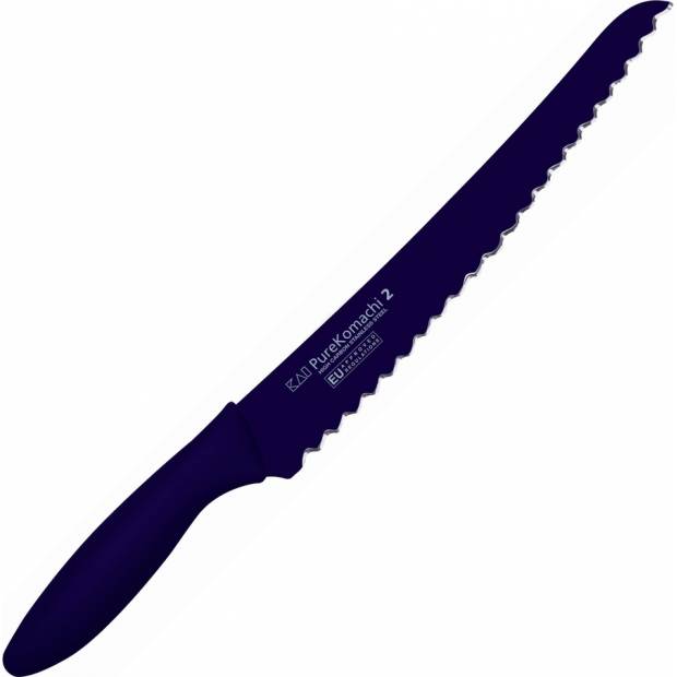Nôž na pečivo fialový 21 cm