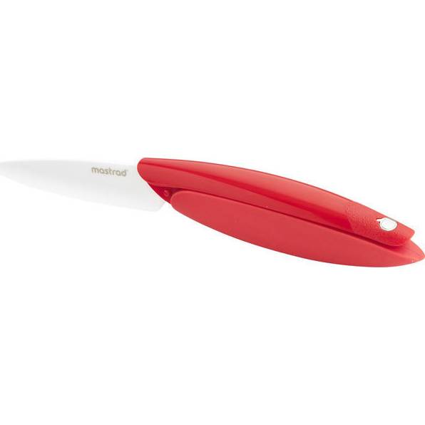 Keramický nôž skladací Mastrad červený 7,6 cm