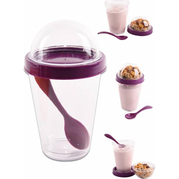 Jogurtový pohár 300 ml + 110 ml nádoba - Orion