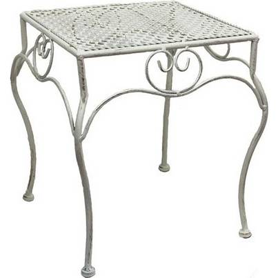 Dekoratívny kovový stolík, 30 x 36 cm - Morex