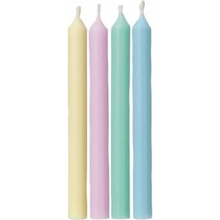 Okrúhle farebné sviečky 24 ks - 6 cm - Wilton