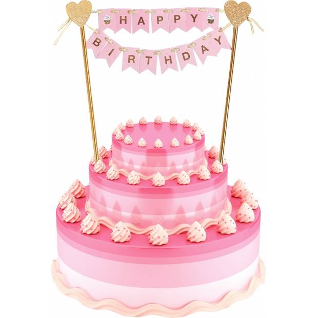 Dekorácie na tortu, Všetko najlepšie k narodeninám - Godan