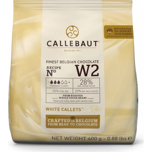 Biela čokoláda W2 0,4kg - Callebaut