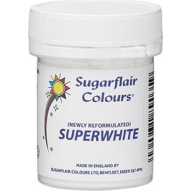 Biely prášok Superwhite 20g - Sugarflair
