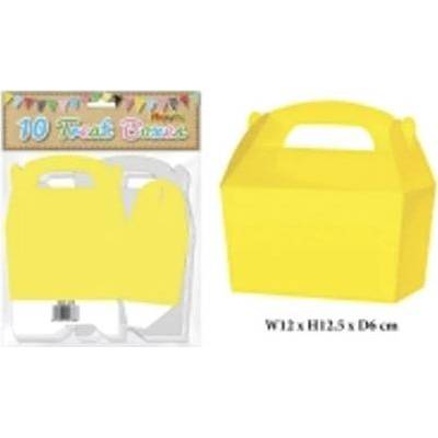 Krabička na cukríky - žltá 12 x 12,5 x 6 cm - Scrumptious