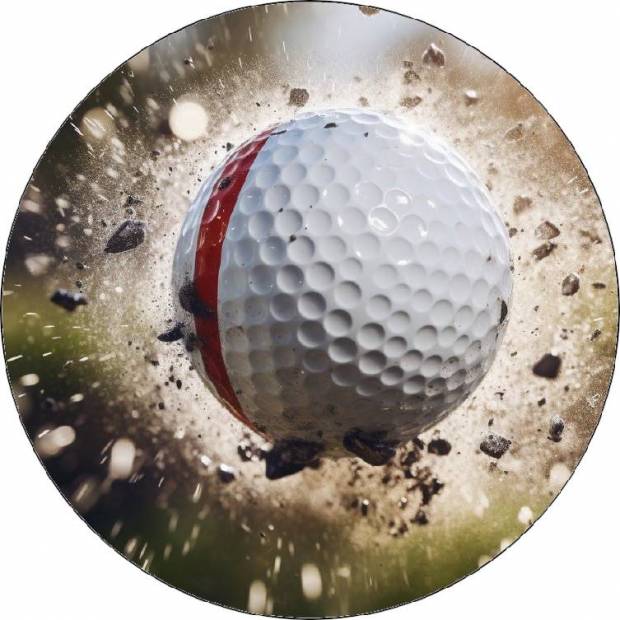 Jedlá papierová golfová loptička 19,5 cm - Pictu Hap