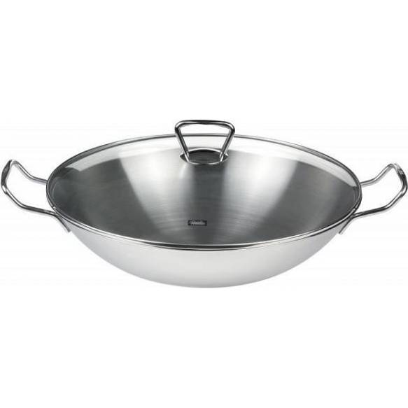 Panvica WOK antikorová so sklenenou pokrievkou – O 36 cm – Kunming