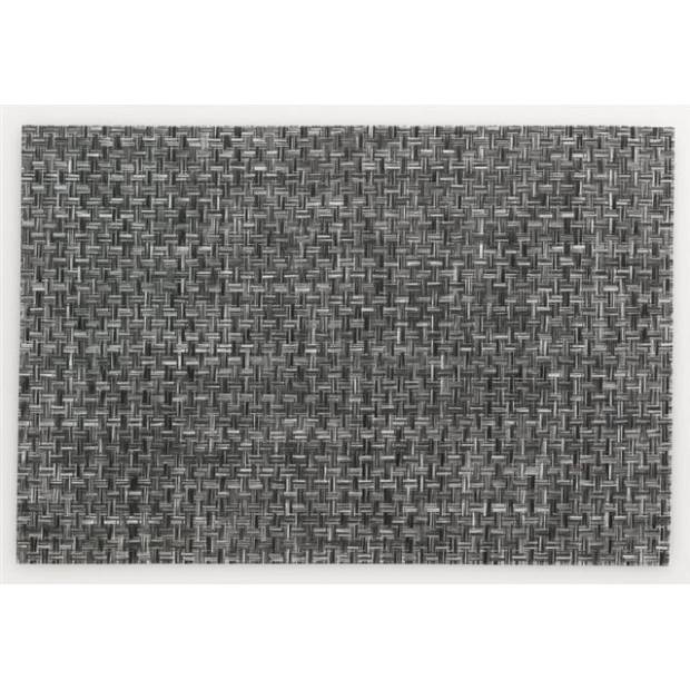 Prestieranie PLATO, polyvinyl, čierne/biele 45 × 30 cm KL-15644