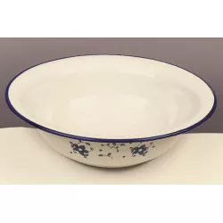 Smaltovaná miska 32 cm – kvety - Ibili