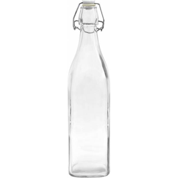 Sklenená fľaša s klipsňou 0,5 l