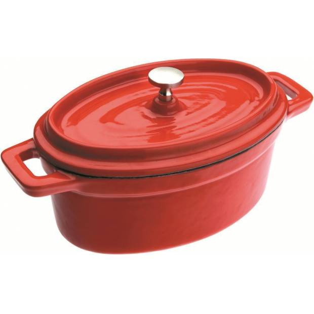 Cocotte – hrniec mini oválny 0,5 l – červený