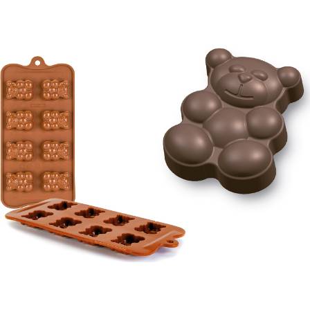 Forma na čokoládu mini Medvedík
