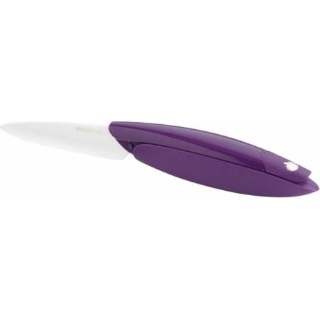 Keramický nôž skladací Mastrad fialový 7,6 cm