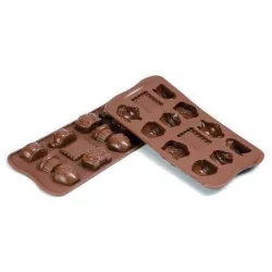 Silicone form for chocolate – čaj o páté - Silikomart