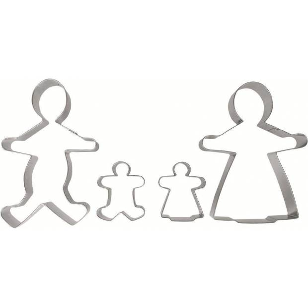 Vykrajovačky „Rodina“ set – 4 ks