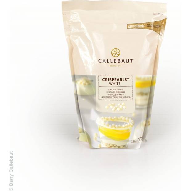 Chrumky v čokoláde 0,8 kg - biele - Callebaut