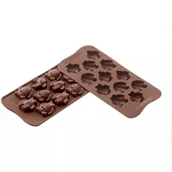 Silicone mold na čokoládu – veľkonočné zvieratká - Silikomart