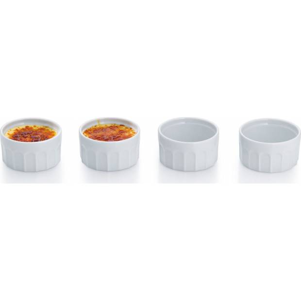 Porcelánová miska na crème brûlée 1 ks Mallen 9 × 5 cm KL-10759