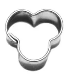 Vykrajovátko trojlístok 14x14 mm - Smolík