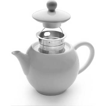 Porcelánová kanvička na čaj do mikrovlnnej rúry 400 ml