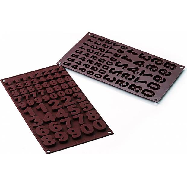 Silikónová forma na čokoládu čísla