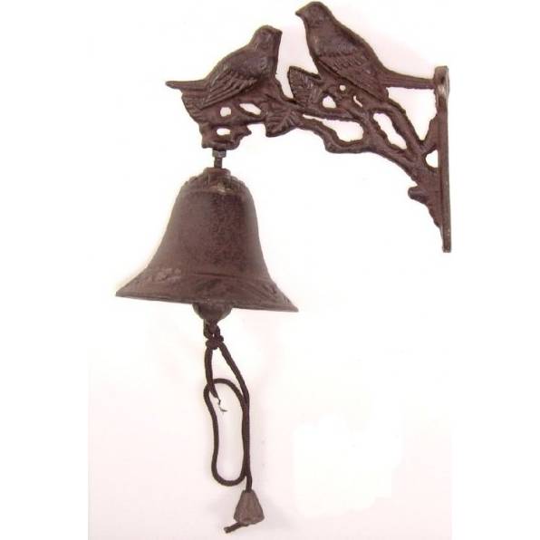 Liatinový zvon s motívom vtáka - IntArt