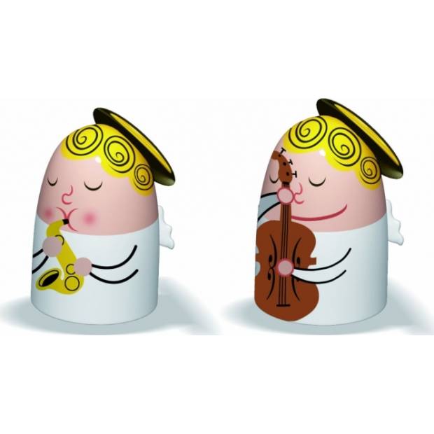 Porcelánové figurky k betlému: Andělíčci 1