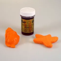 Gélová farba Peach 25 g - Sugarflair