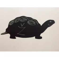 Nálepka na stenu Milá želvička - Nalepovací tabule