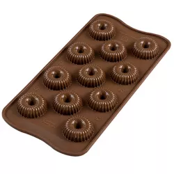 3D silikónová forma na čokoládu – Crown spiral - Silikomart