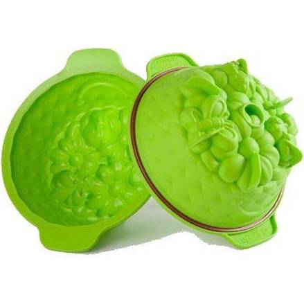 Silikónová forma na tortu zelená priemer 20 cm