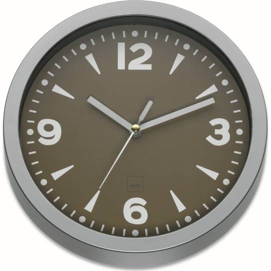Nástenné hodiny Mardrid 20 cm sivo-hnedé