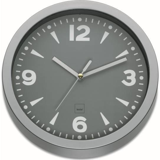 Nástenné hodiny Mardrid 20 cm sivé