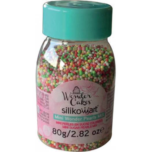 Posýpka farebná mini perličky 80 g