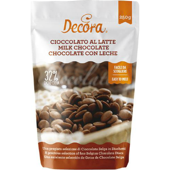 Mliečna čokoláda disky 250 g 32 %