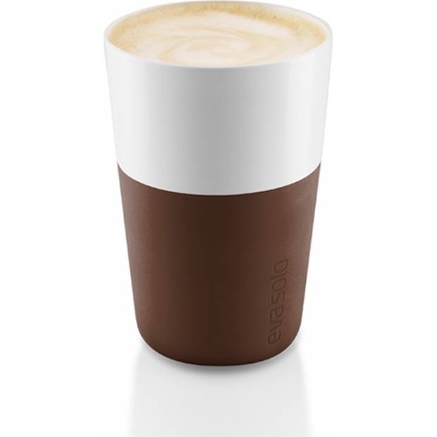 Hrnky na café latte 360ml, set 2ks, hnědá, 501018 eva solo
