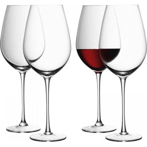 LSA Wine číše na červené víno 850ml, Set 4ks, Handmade G939-30-991 LSA International