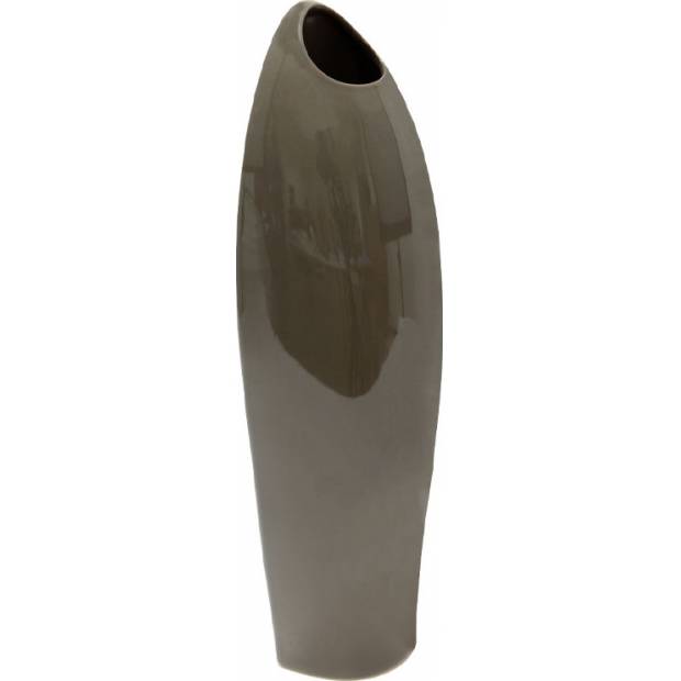 Váza keramická barva šedo-hnědá HL708436 Art
