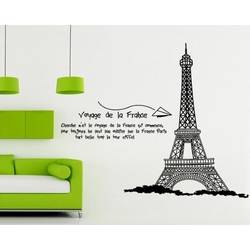 Nástenná dekorácia - Eiffelova veža - Nalepovací tabule