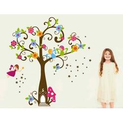 Detské samolepky - Flower Tree - Nalepovací tabule