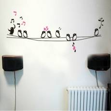 Deti Nálepky - Spievajúce vtáky - Nalepovací tabule