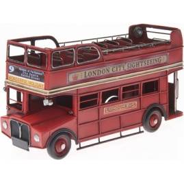Plechový model autobus double decker Londýn 32cm