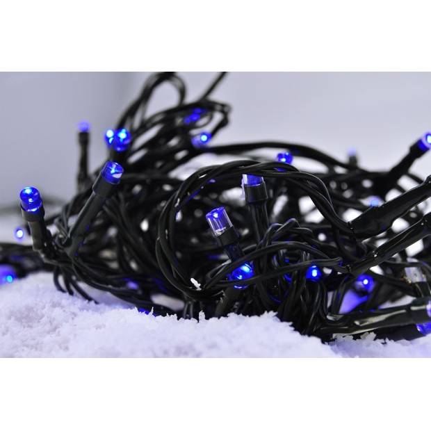 LED vánoční řetěz, 3m, 20xLED, 3x AA, modré světlo, zelený kabel 1V50-B Solight