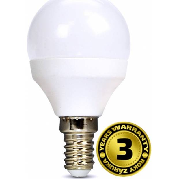 Žárovka LED WZ420 miniglobe, 6W, E14, 6000K, 450lm, studená bílá WZ420 Solight