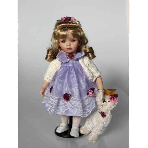Porcelánová bábika s vestou 40cm - IntArt