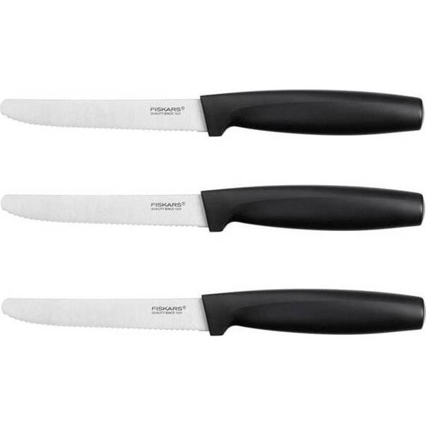 Set 3 jídelních nožů, černé 1014279 Fiskars