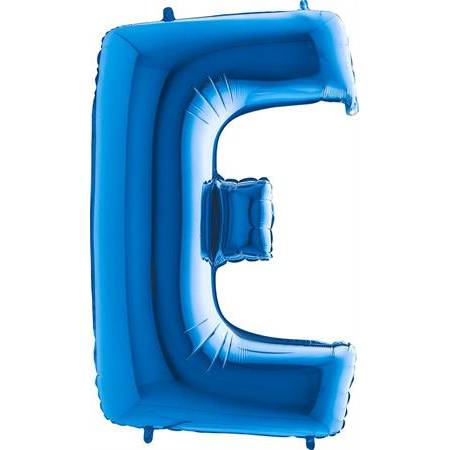 Nafukovací balónik písmeno E modré 102 cm