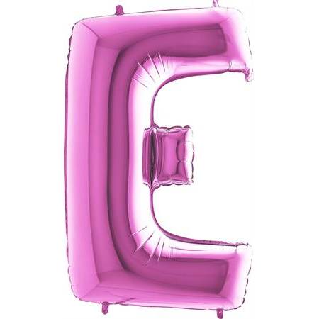 Nafukovací balónik písmeno E ružové 102 cm