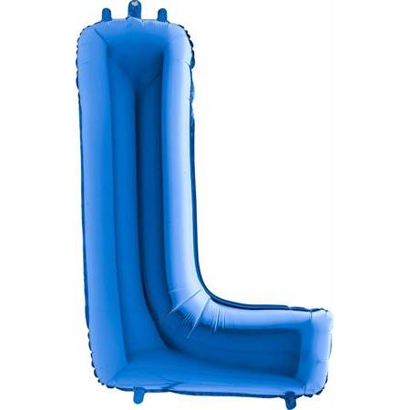 Nafukovací balónik písmeno L modré 102 cm