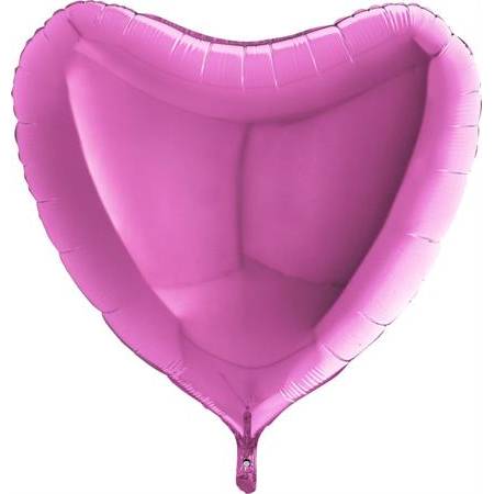 Nafukovací balónik ružové srdce 91 cm
